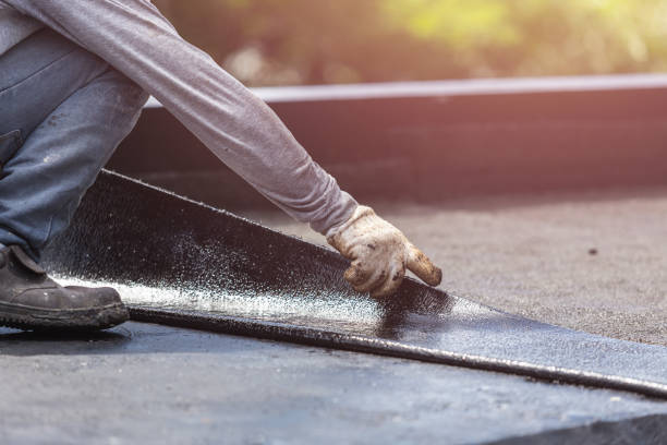 Professional Crawl Space Encapsulation technician working in Palmyra, NY